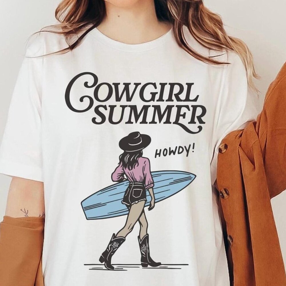Cowgirl Summer Shirt, Howdy Shirt, Cowgirl shirt, Summer Shirt